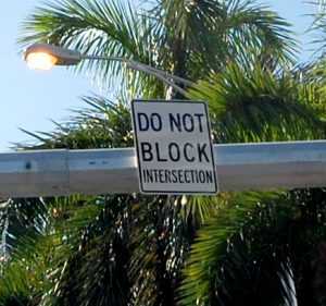 Do Not Block plate